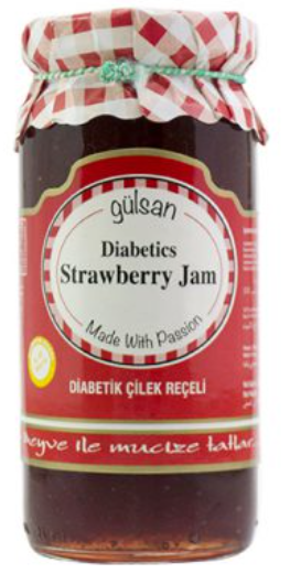 Gulsan Diabetics strawberry Jam 280g